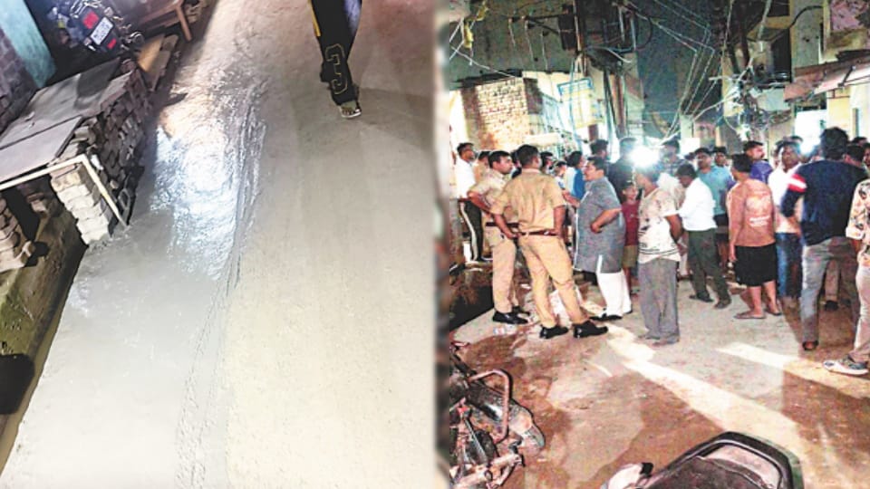 Meerut: Road Peels Off Within Hours, Construction Halt Sparks Political Face-Off in Meerut