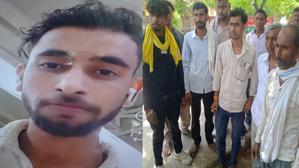 विकास की फाइल फोटो गमगीन परिजन