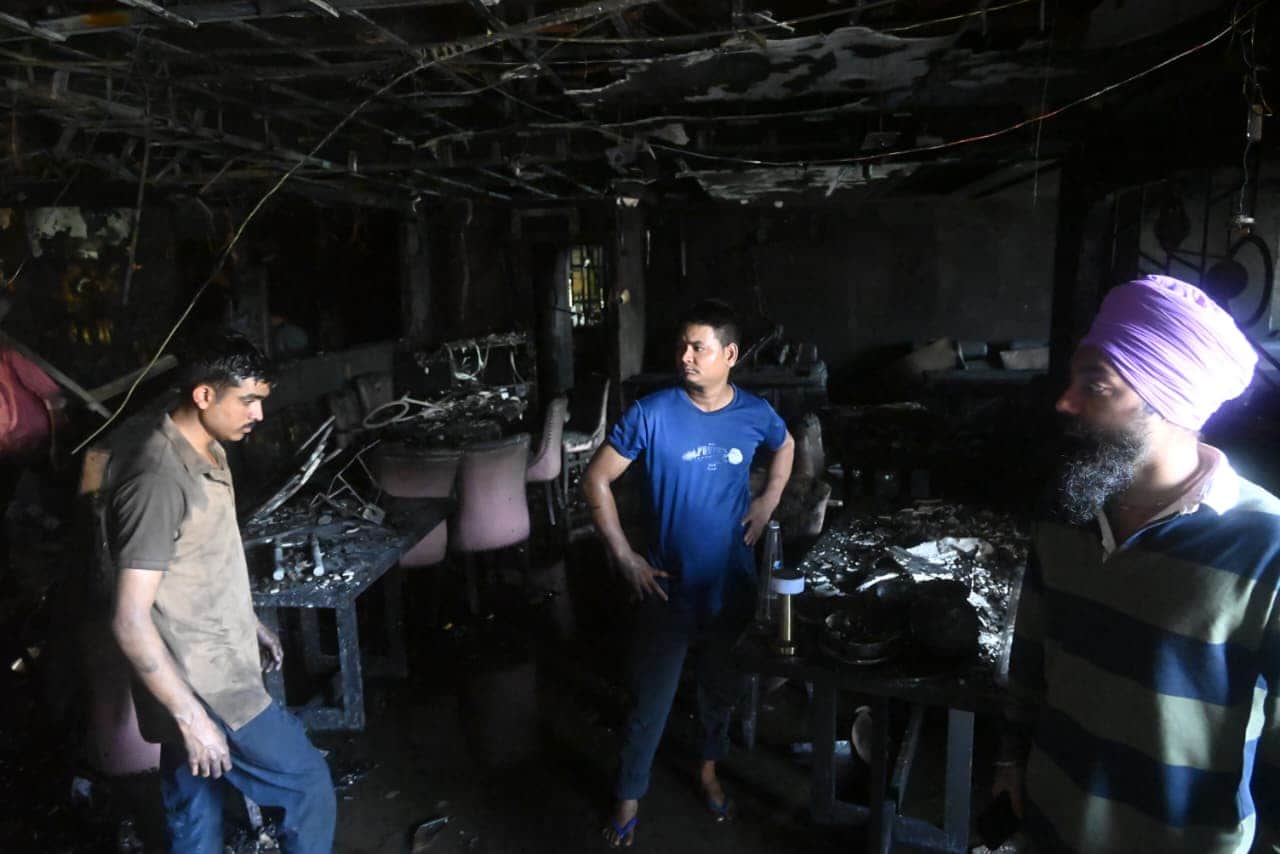 Bhopal Fire News: Massive Blaze Erupts at Restaurant Complex in Lalghati Rescue Operations Continue