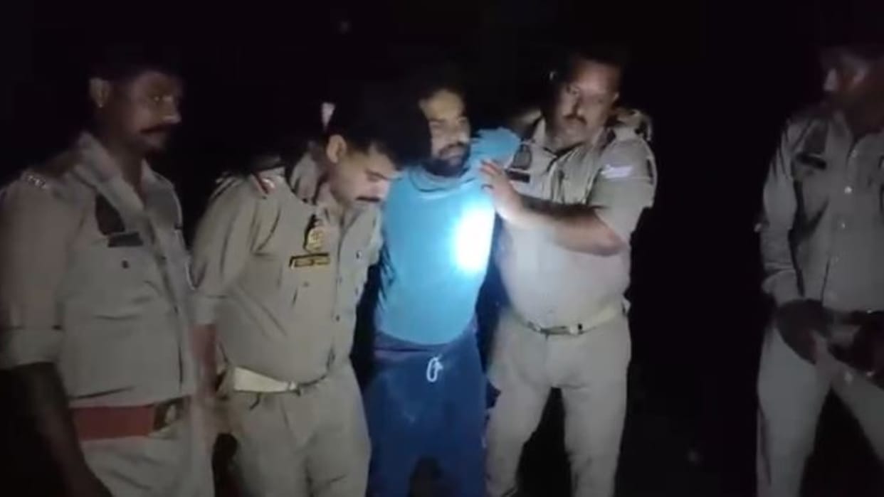 Husband accused of murdering wife arrested in encounter in Lakhimpur kheri