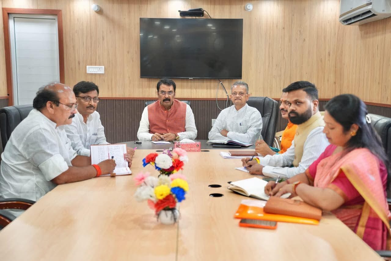 बिहार प्रदेश कार्यालय में बड़ी बैठक आयोजित।