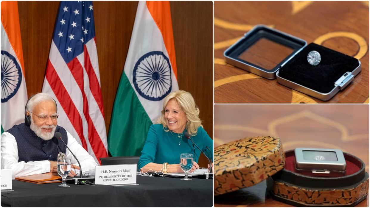 US: Jill Biden wanted to keep the diamond given by PM Modi, but because of this she had to return it US govt