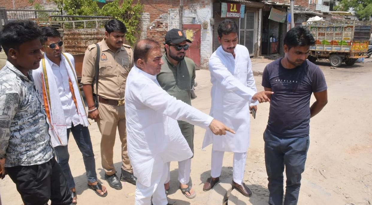 Kanpur Politics heats up over couples death in road accident SP MLA says Jatetas negligence destroyed family