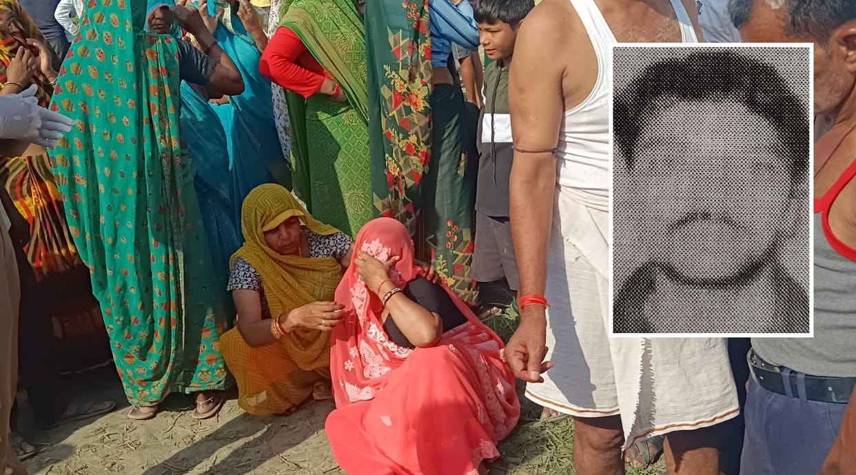 Auraiya Youth falls off tractor while ploughing killed after coming under rotavator body sent for postmortem