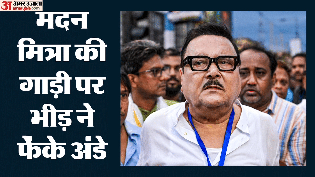 bjp claims tmc leader madan mitra staged attack on his own car for security cover