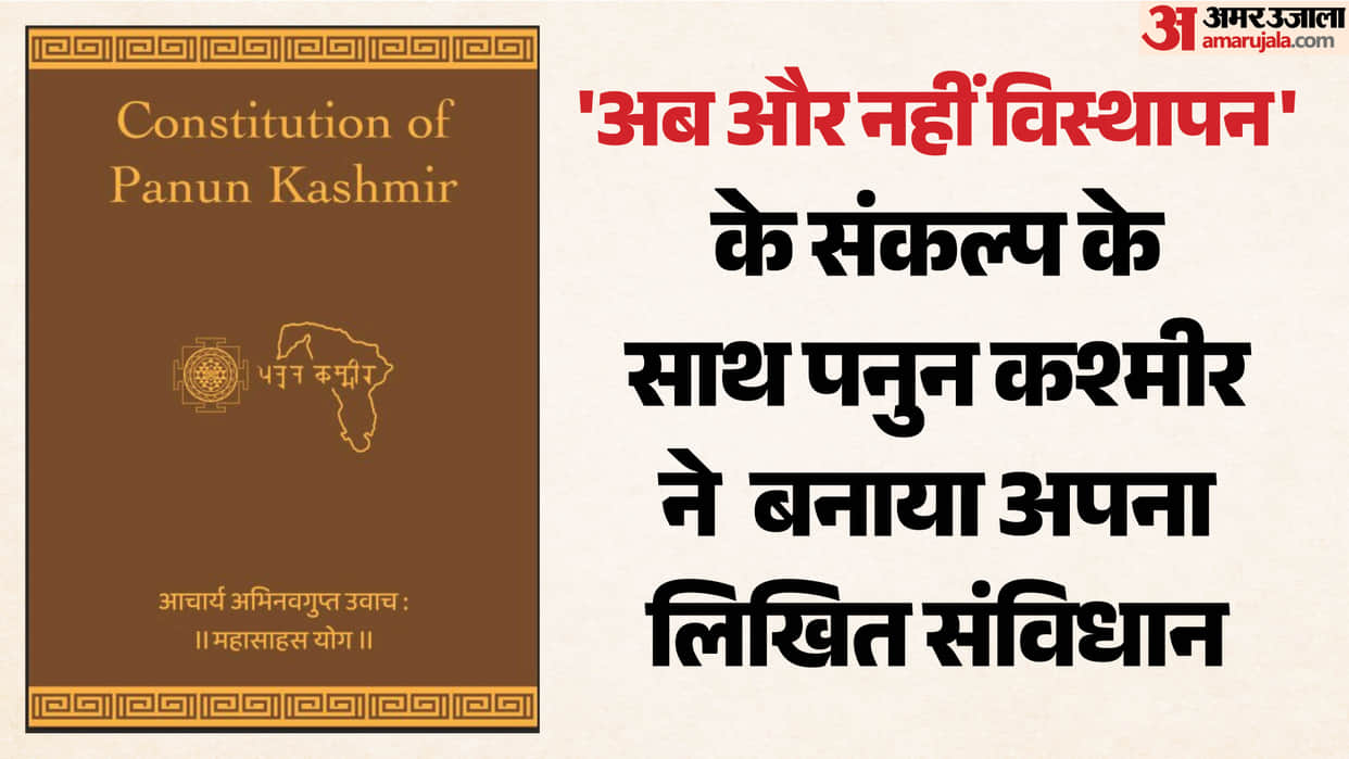 Drafted its own written constitution for Panun Kashmir.