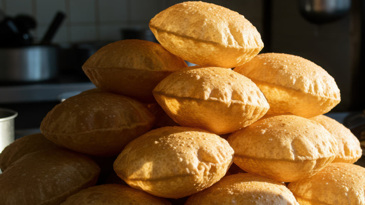 Make poori using a easy way glass and pot kitchen life hacks video goes viral