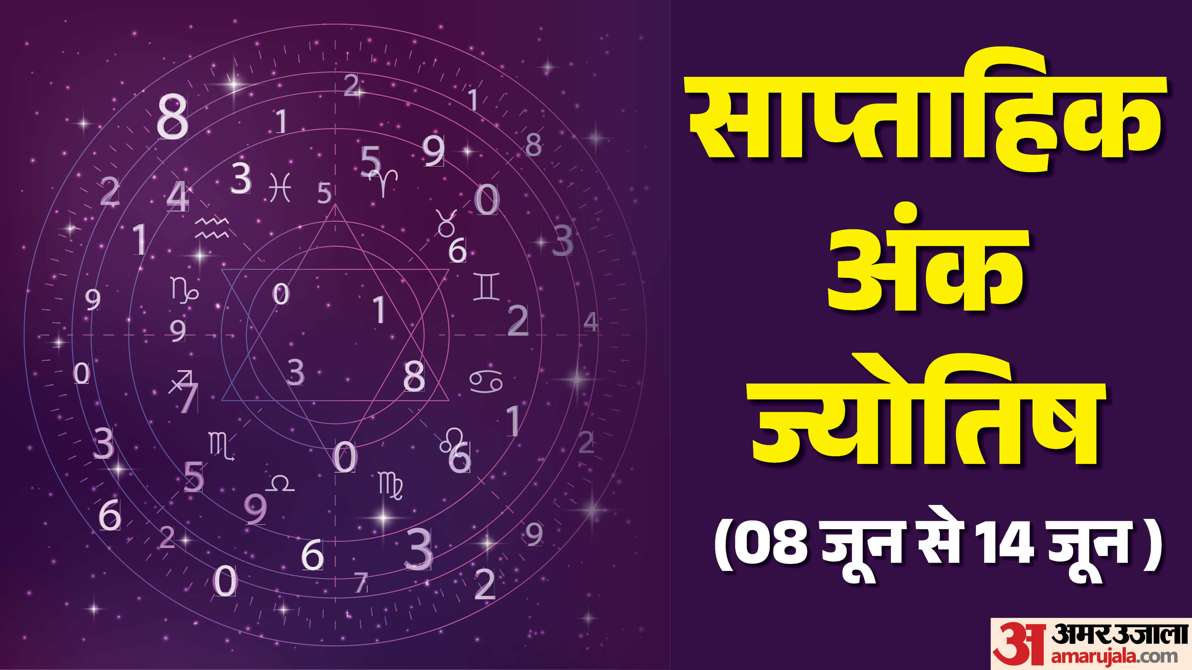 Saptahik Ank jyotishfal 08–14 June 2026 moolank 1 to 9 Predictions for Growth Strength Career Finance