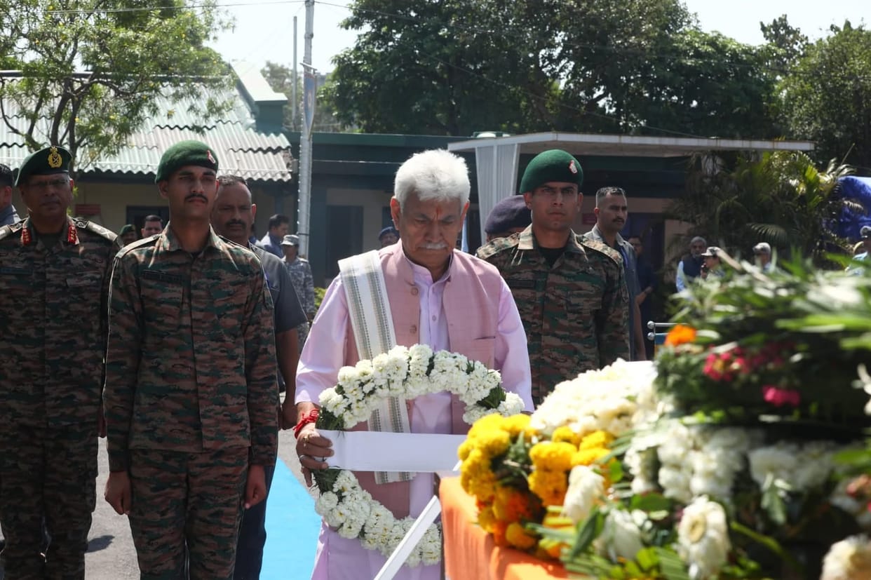 Tributes paid to Army officer killed during anti-terror operations in Rajouri Jammu