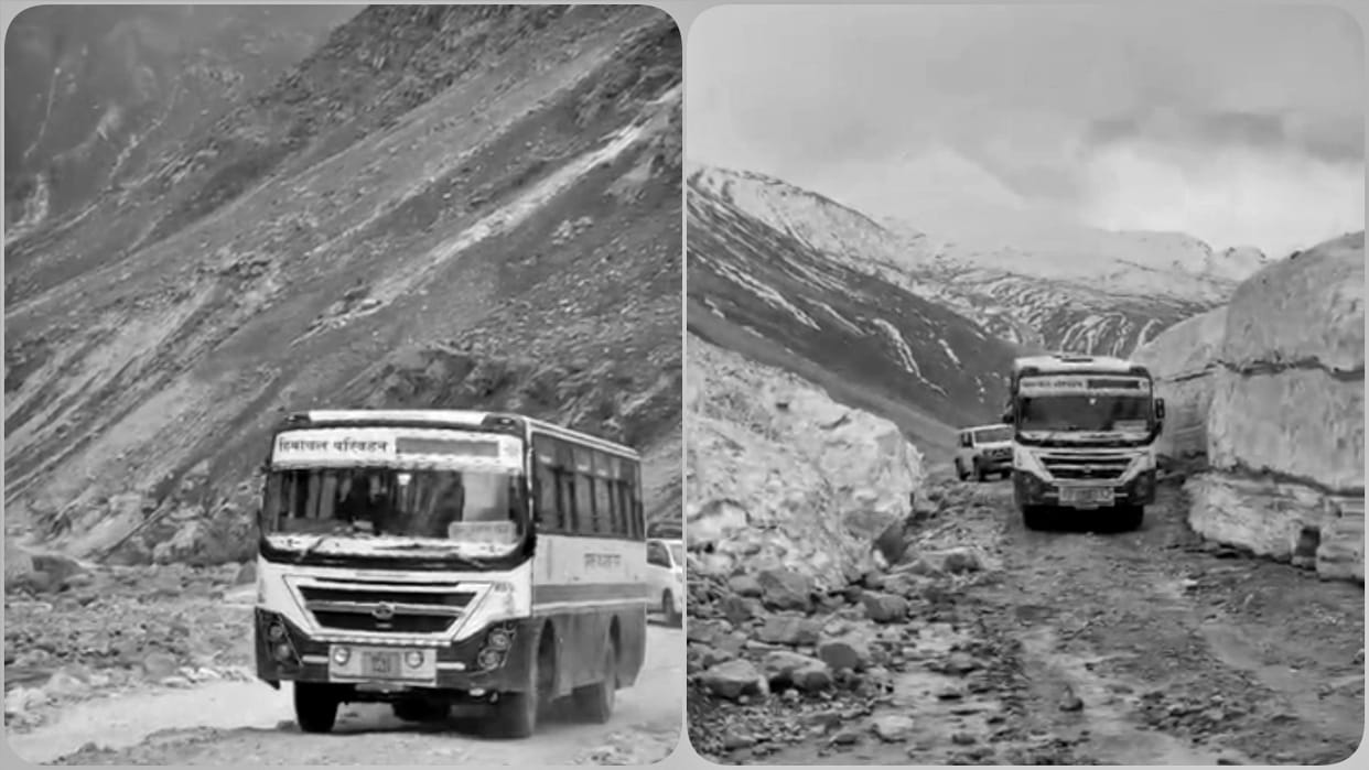 hrtc resumes kullu manali kaza bus service via kunzum pass after eight months