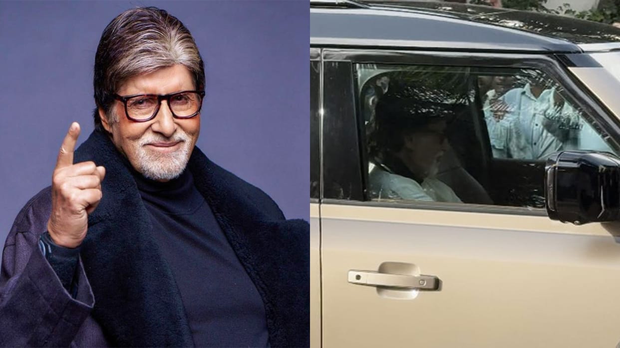Amitabh Bachchan goes on a solo car drive after Sunday darshan video viral