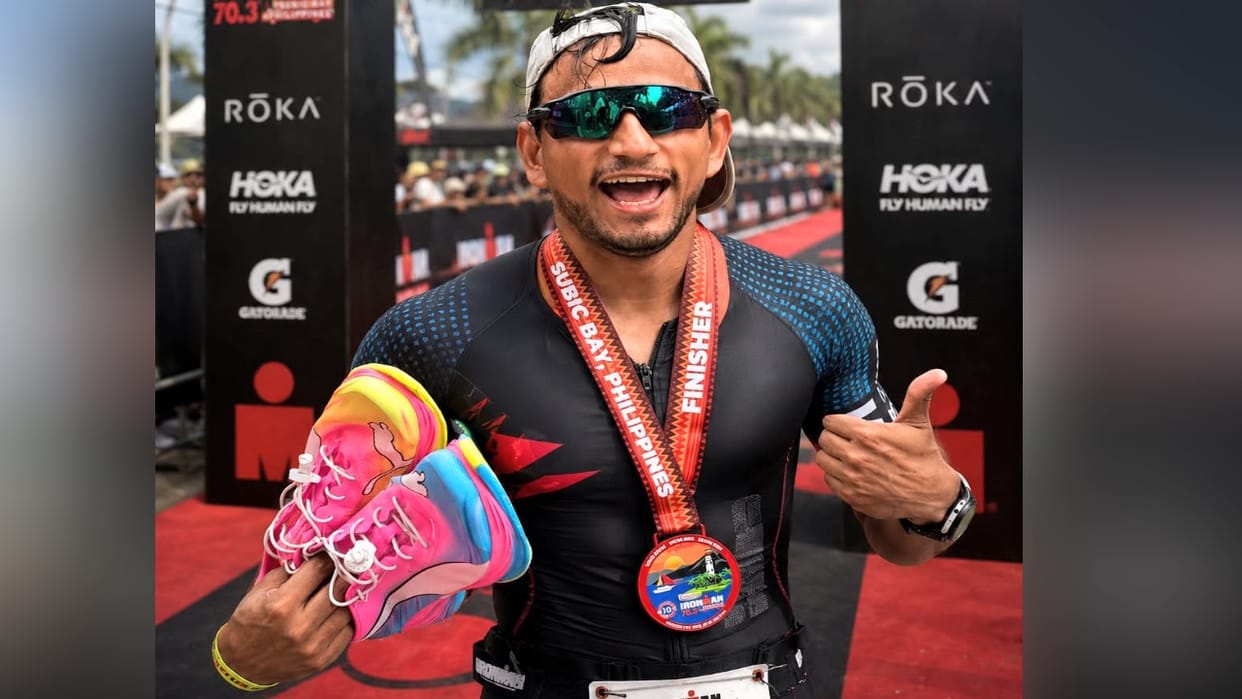 Kangra: Anjesh Joshi shines at Ironman event in the Philippines.