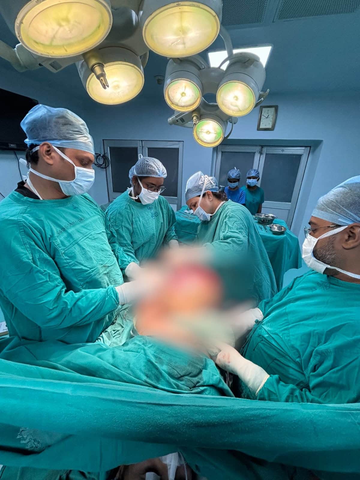 12 kg tumor removed at BMHRC: High-risk surgery lasted five hours; woman had been battling the condition for t
