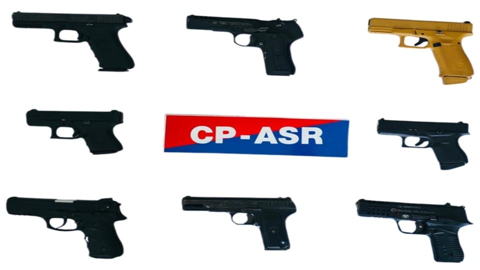 Four accused arrested in illegal arms smuggling case