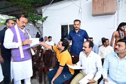 UP: Deputy CM Keshav Maurya listened to public grievances, directed officials to resolve them promptly.