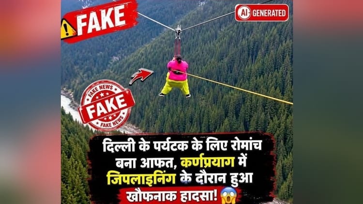 Karnaprayag: जिपलाइनिंग के दौरान हादसे का वीडियो वायरल, पुलिस ने बताया FAKE, अफवाह फैलाई तो होगी कार्रवाई