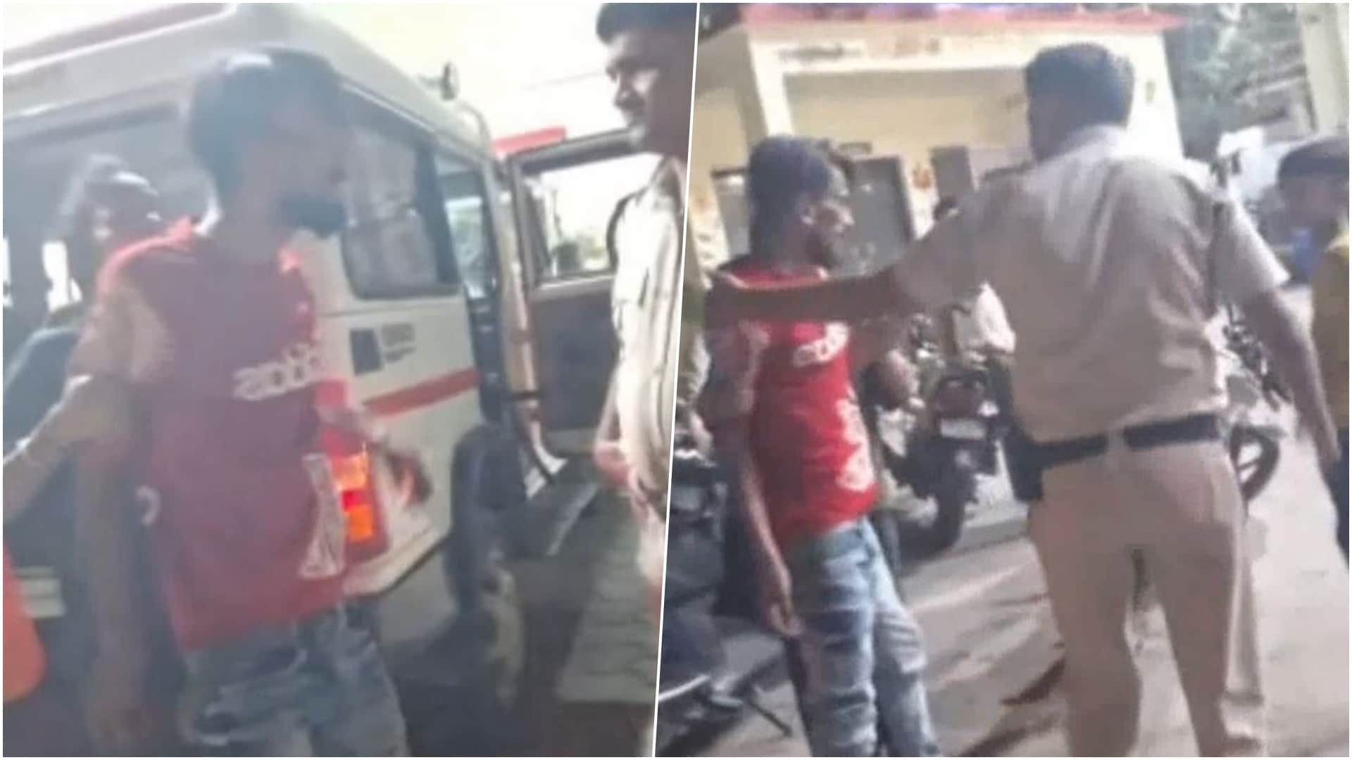 शहर कोतवाली में युवक का हाई वोल्टेज ड्रामा