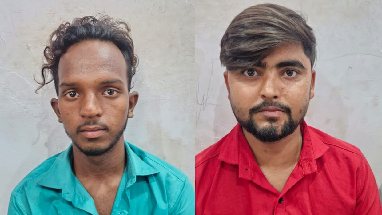 Varanasi Police arrested two youths in viral photo case of pistol tucked at waist and baseball bat in hand