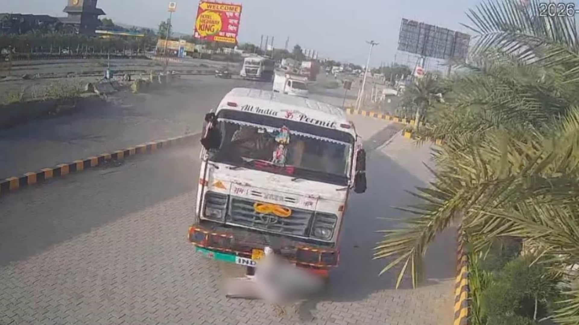 सीसीटीवी में कैद हुआ मौत का मंजर