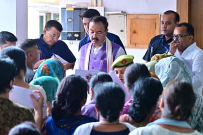 UP: Deputy CM Keshav Maurya listened to public grievances, directed officials to resolve them promptly.