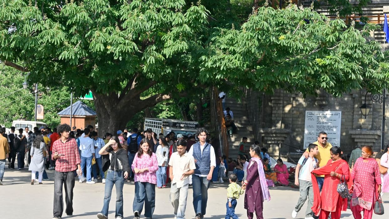 tourist rush in shimla hotels record 80 percent occupancy during weekend