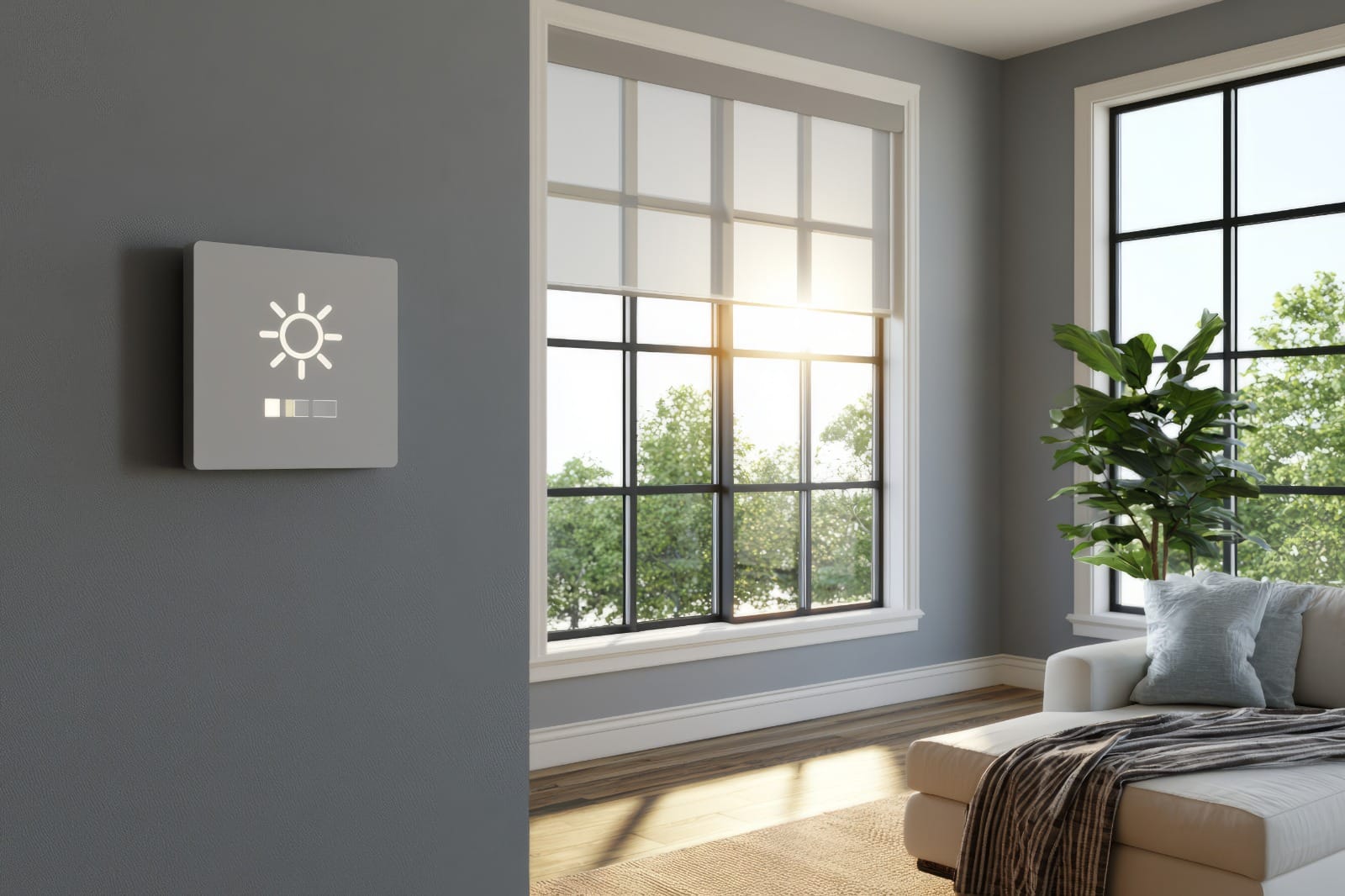 These smart shades controlled by remote and mobile will make your home cool and luxurious