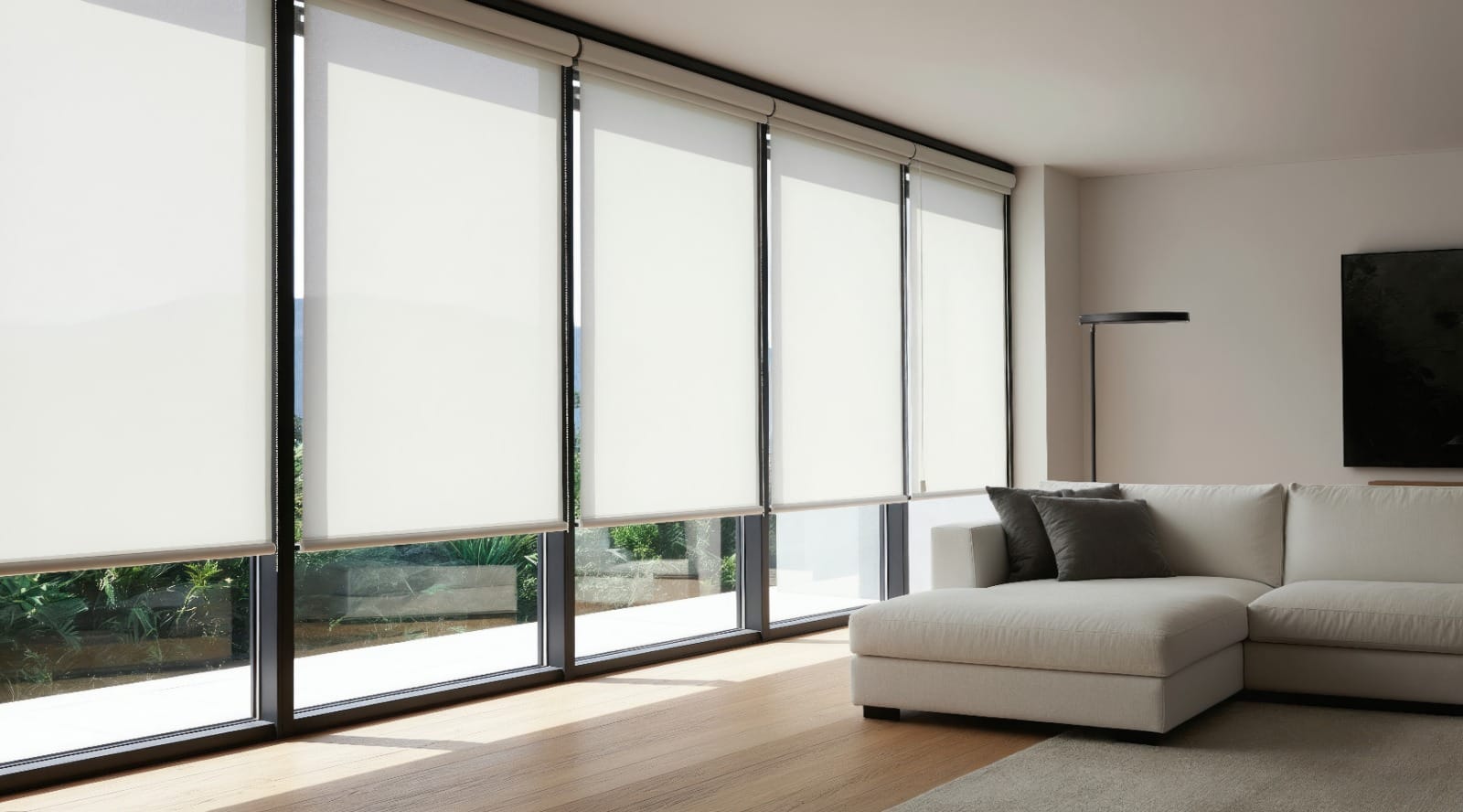 These smart shades controlled by remote and mobile will make your home cool and luxurious