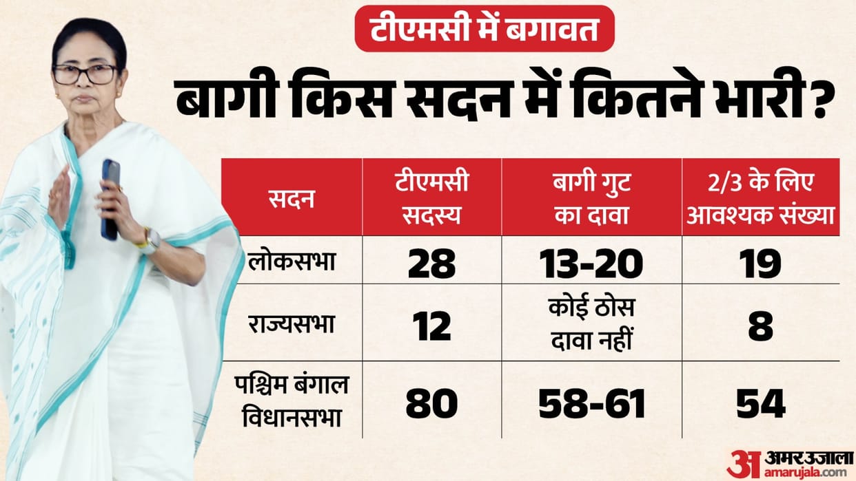 TMC Split Deepens: Will Mamata Suffer the Same Fate as Uddhav if Rebel Numbers Add Up?