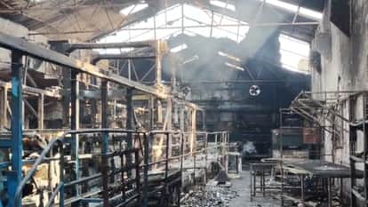 jharmajri industry fire baddi loss of crores property damaged