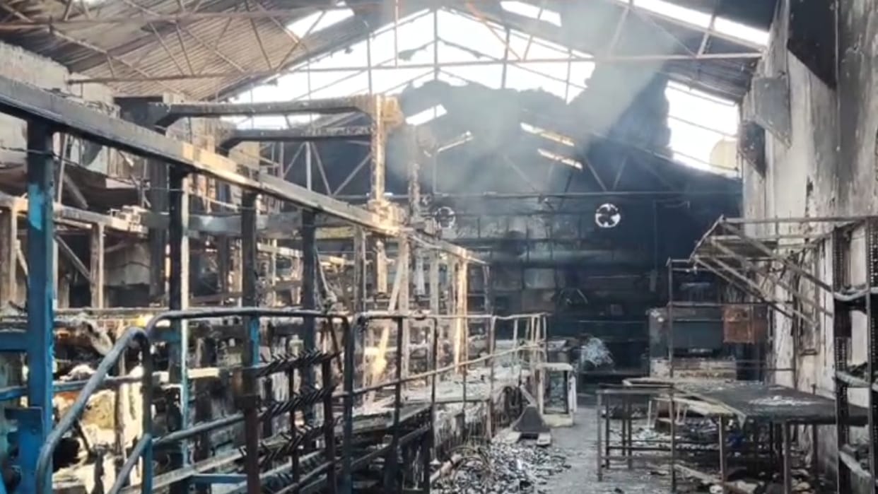 jharmajri industry fire baddi loss of crores property damaged