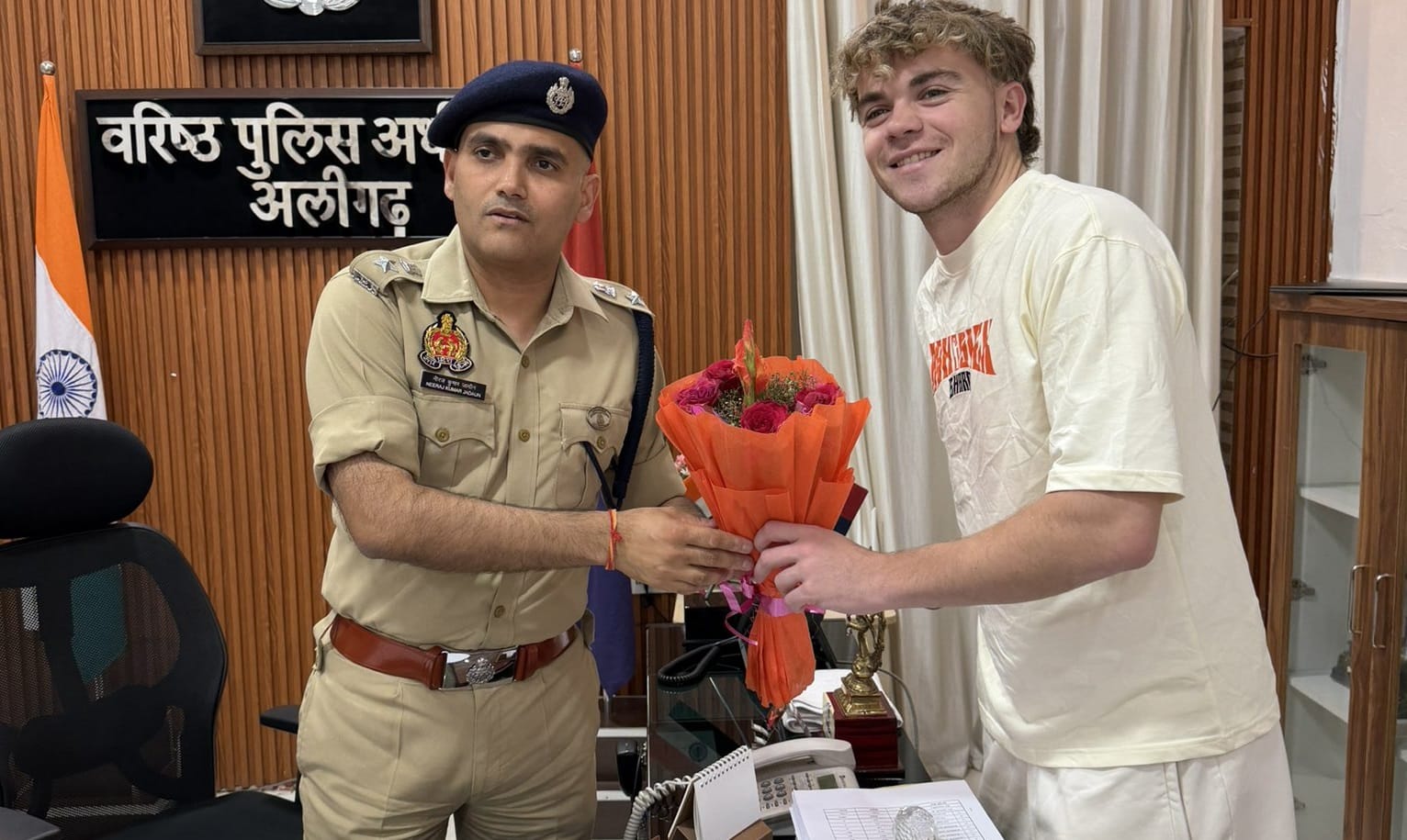 Australian YouTuber Jake Jeakings iPhone stolen during IPL final recovered by Aligarh Police