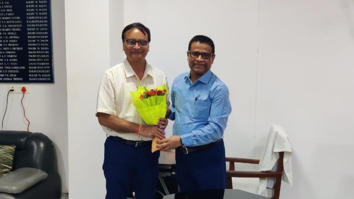 Rajan Srivastava joined as permanent Registrar at BHU in Varanasi