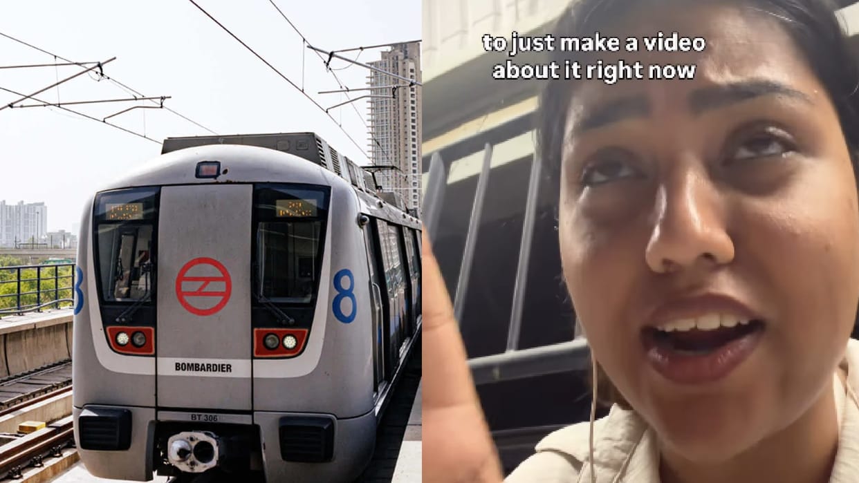 Viral Video Girl Demands Two Women Coaches In Delhi Metro After Harassment In Yellow Line