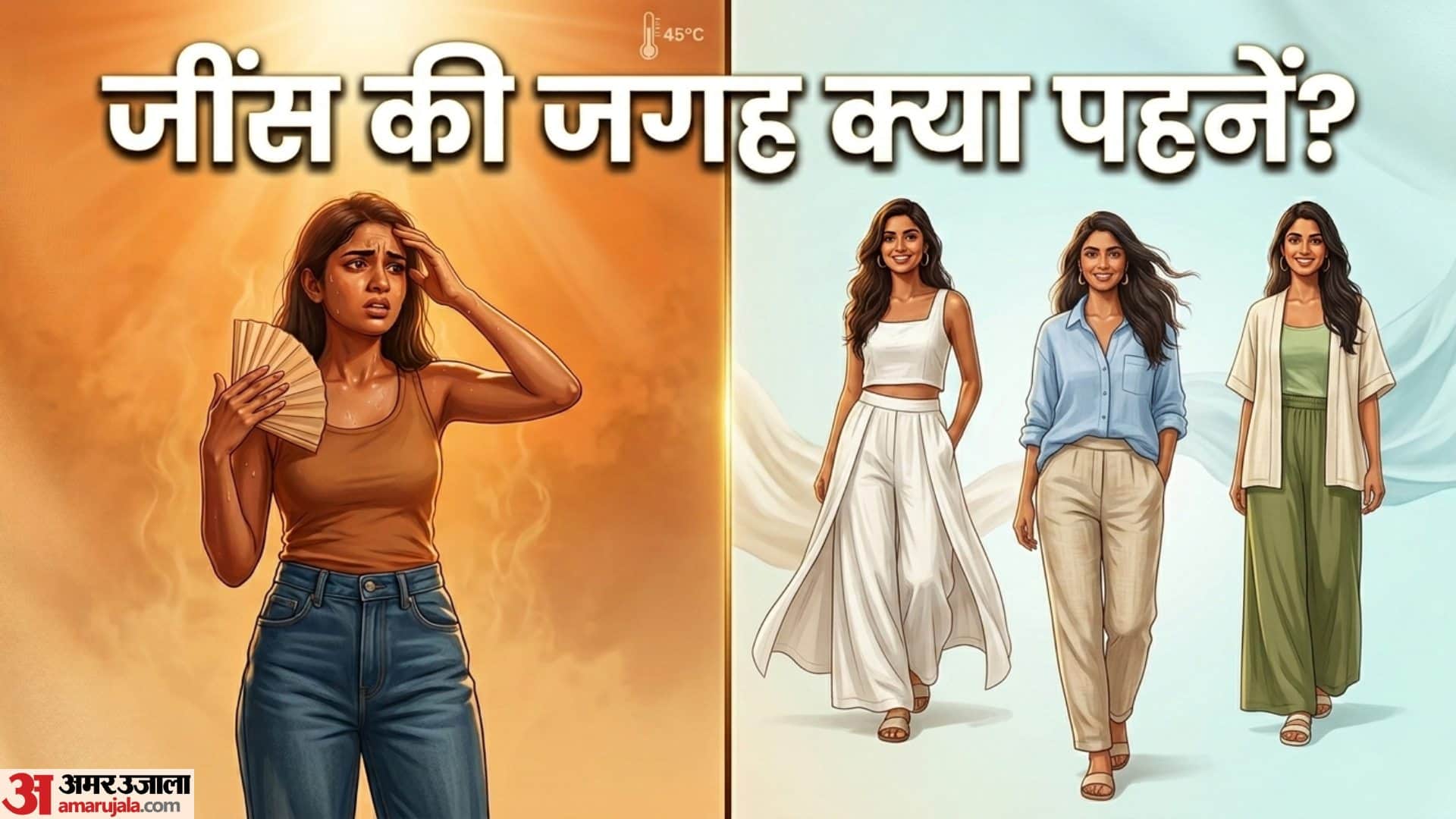 Summer Fashion Jeans Alternative Bottoms For Women garmi me kya Pehne