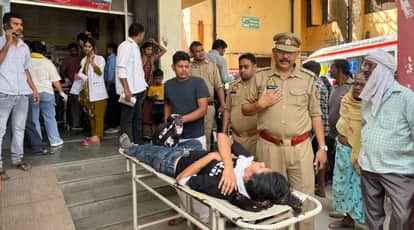 Auraiya Accident violent collision between Bullet and e rickshaw eight people injured