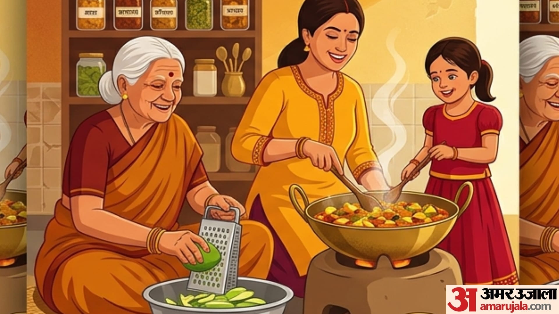 how to make khatta meetha mango pickle aam ka achar kaise banaen