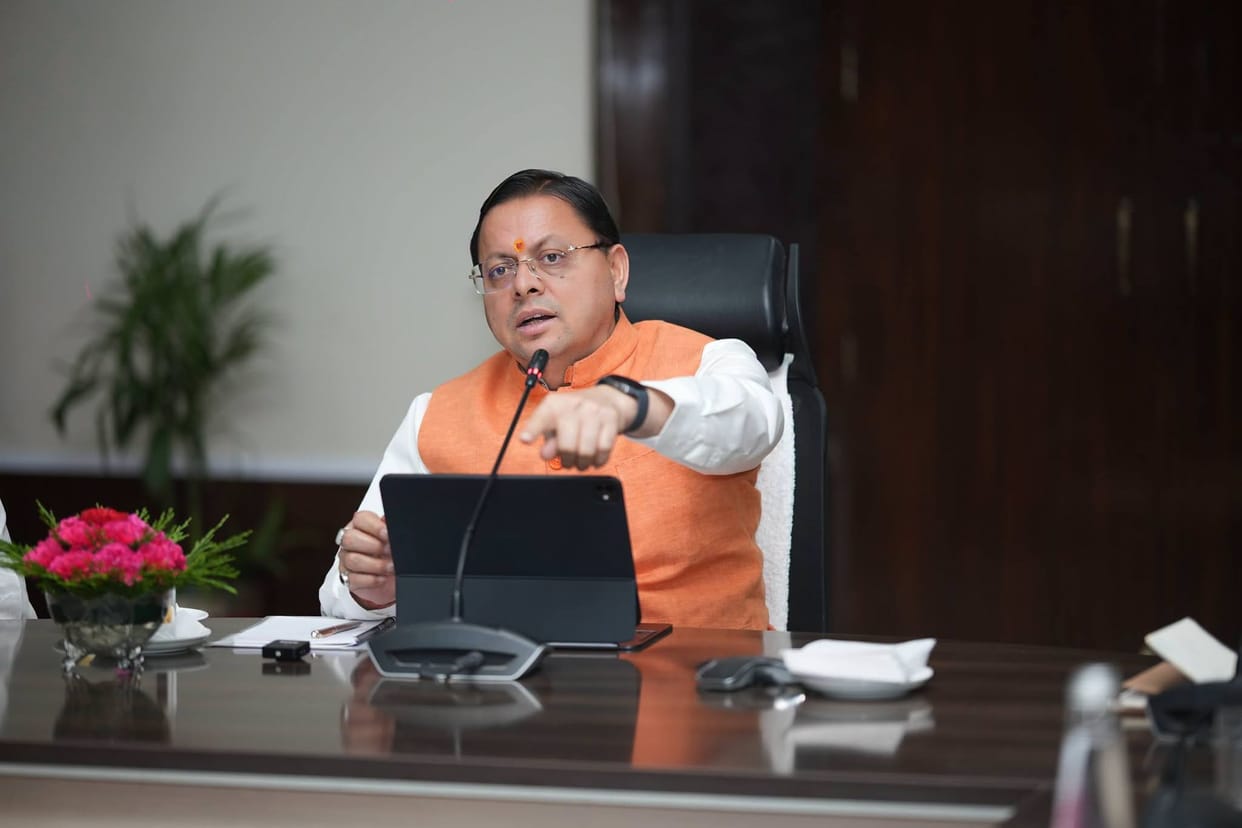 CM Dhami holds meeting directs in-charge secretaries to inspect monsoon preparedness