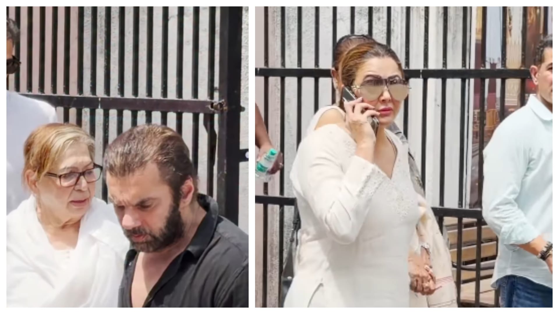 heartbroken Salman Khan arrives at crematorium for Kumud Rane Funeral with arbaaz sohail and mother helen