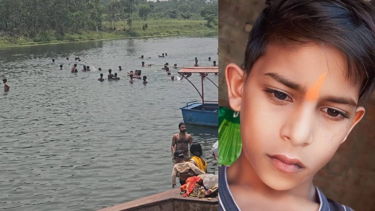 Sitapur: Teenager drowns while bathing in Gomti River; dies.