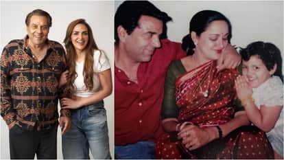 धर्मेंद्र-एशा देओल-हेमा मालिनी