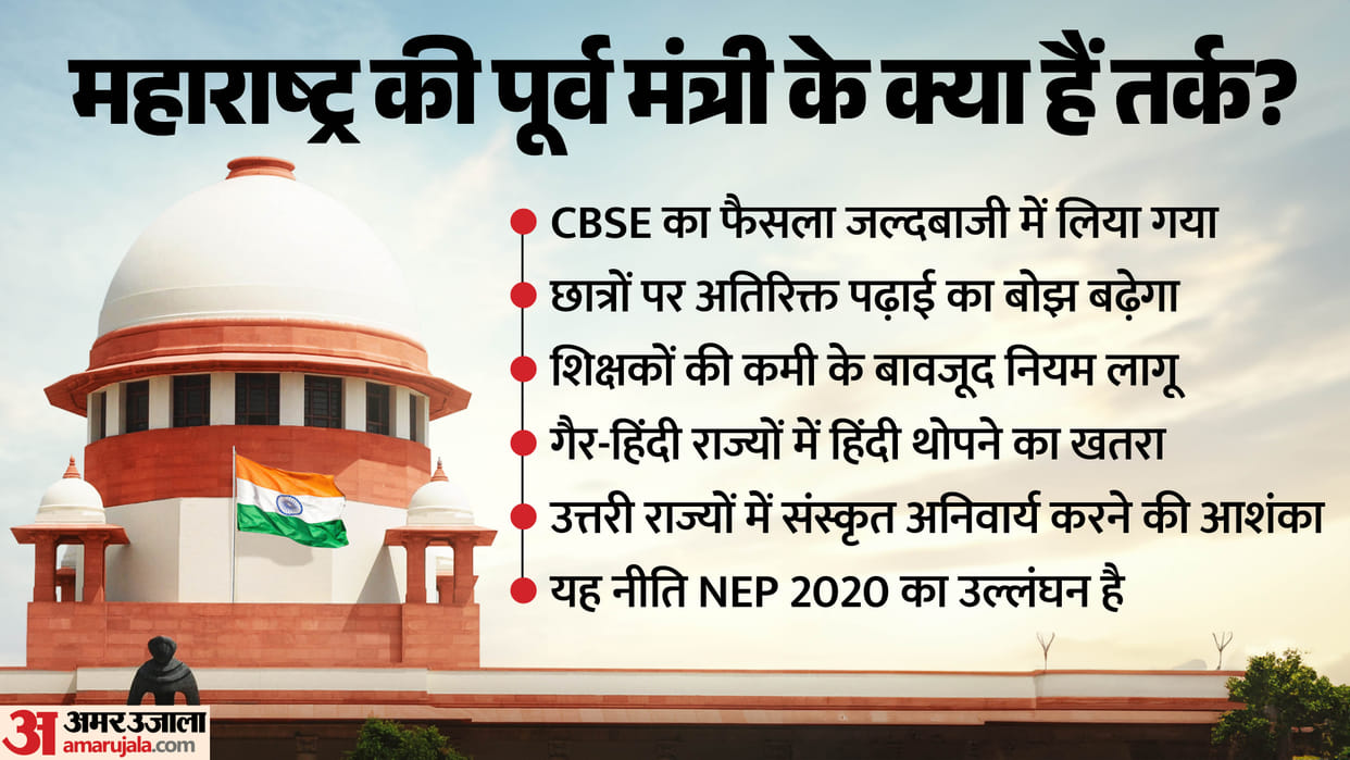 Former Maharashtra minister files plea in SC against CBSE's 3-language rule for Class 9 students