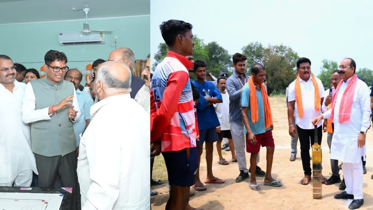 BJP Ghar-Ghar Chalo Abhiyan Door to Door Campaign launched in Chhattisgarh