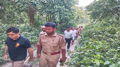 Cages set up to capture a leopard in Lakhimpur Kheri surveillance via drones
