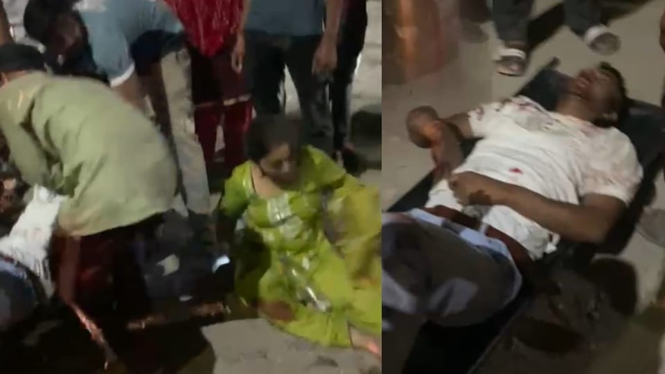 Meerut: A Scorpio ran over six members of a family returning from the Nauchandi Fair and crashed
