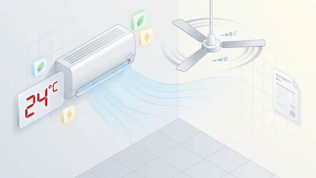 AC Cooling Tips: what speed run fan alongside? This simple trick boosts cooling