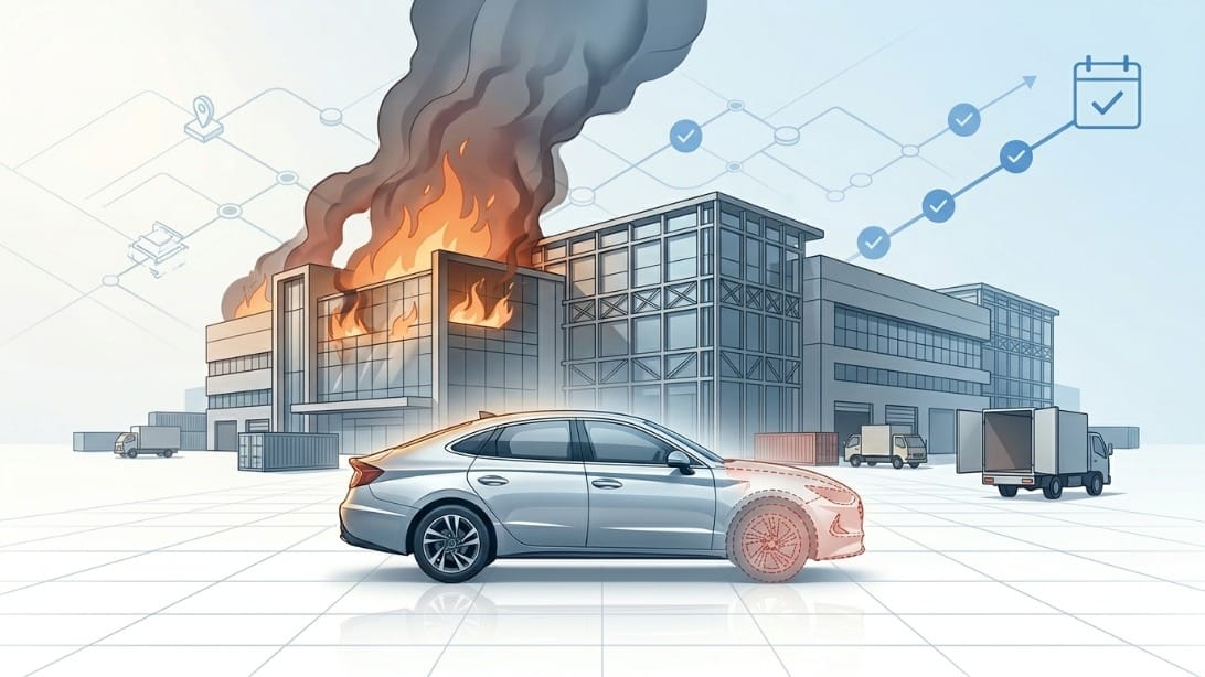 Supplier Plant Fire Slows Hyundai Production, Full Operations Likely June 22