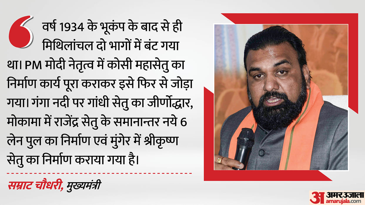 CM samrat choudhary letter to PM modi on 12 years of government viksit bharat samriddh bihar development