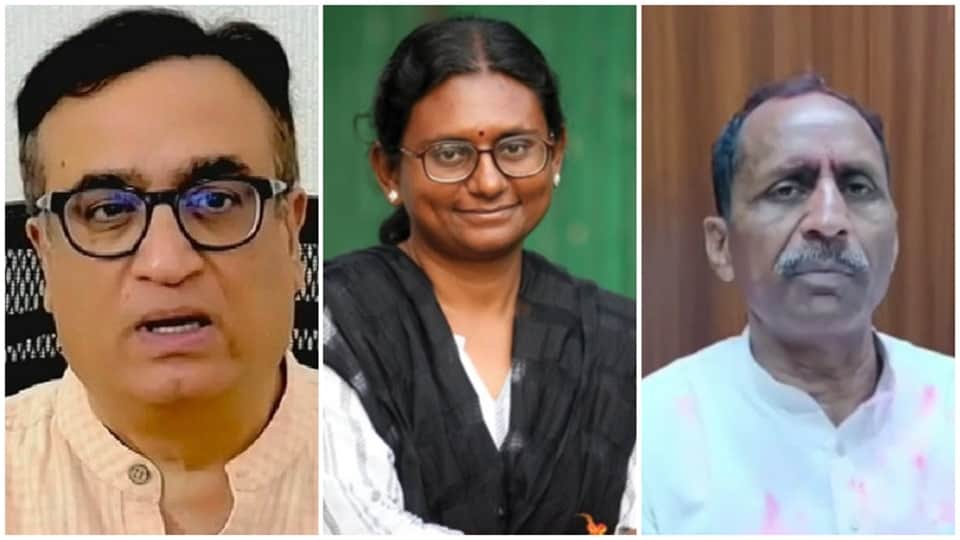 अजय माकन, मीनाक्षी नटराजन और भजन लाल जाटव
