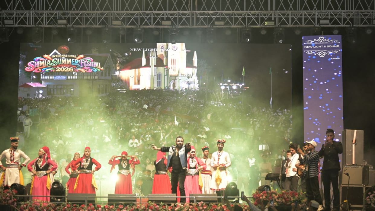 Kuldeep Sharma Enthralls Audience at Shimla Summer Festival, Nati Echoes Across The Ridge
