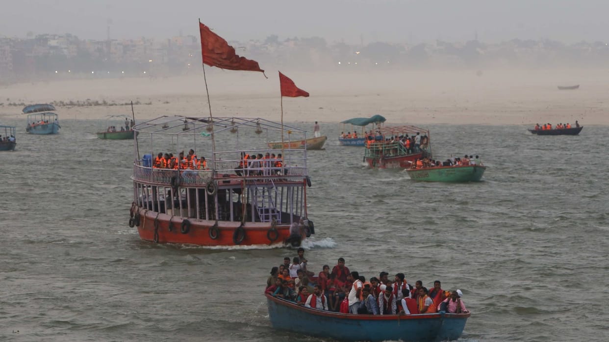 Varanasi Weather Early morning storm and rain bring change in weather mercury 4 degrees below average